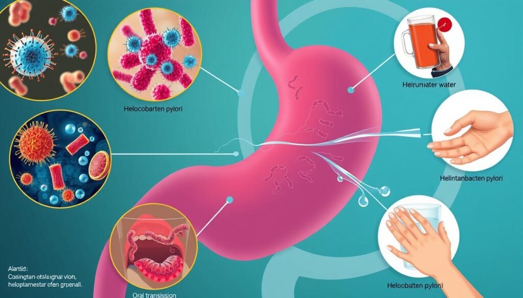 Contagio de H. pylori