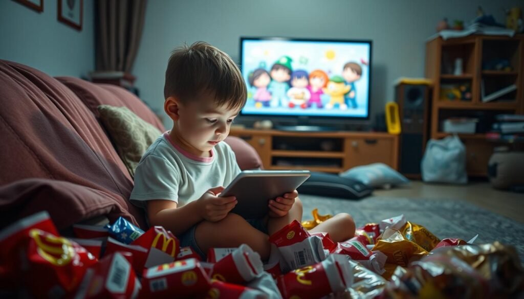 Imagen relacionada con la tecnología y la obesidad infantil