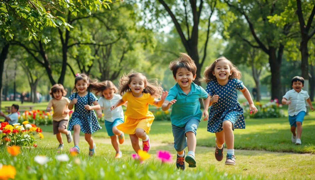 Niños jugando