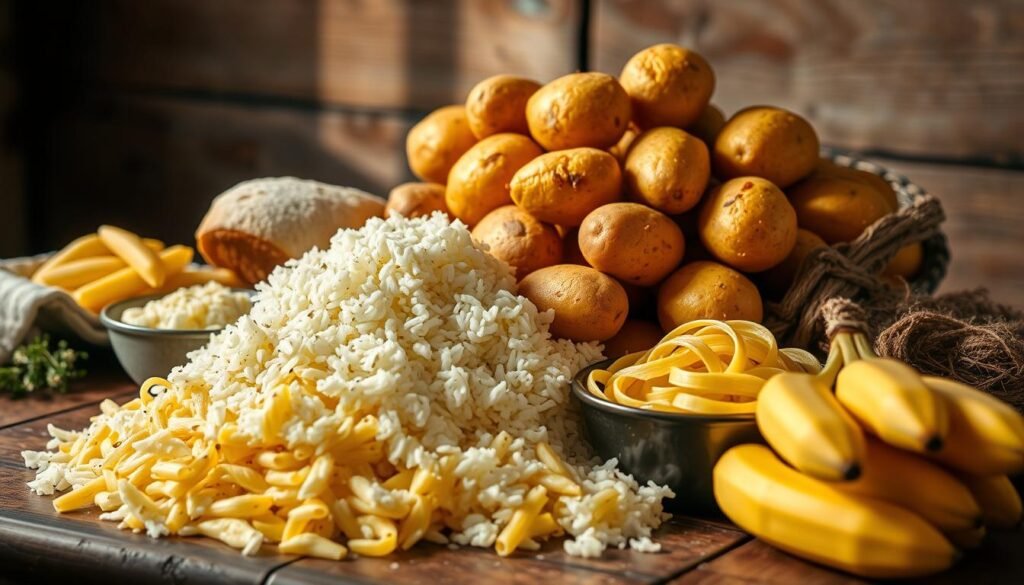 alimentos ricos en almidón