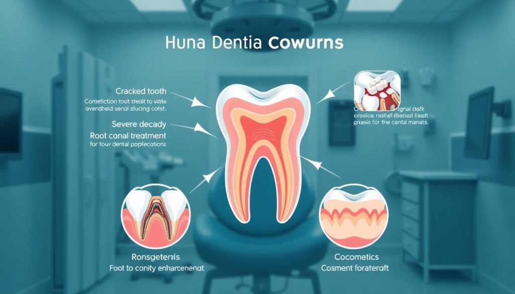 indicaciones para coronas dentales