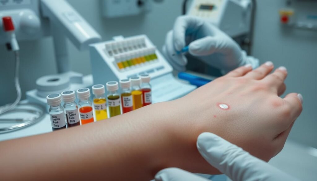 pruebas de alergia