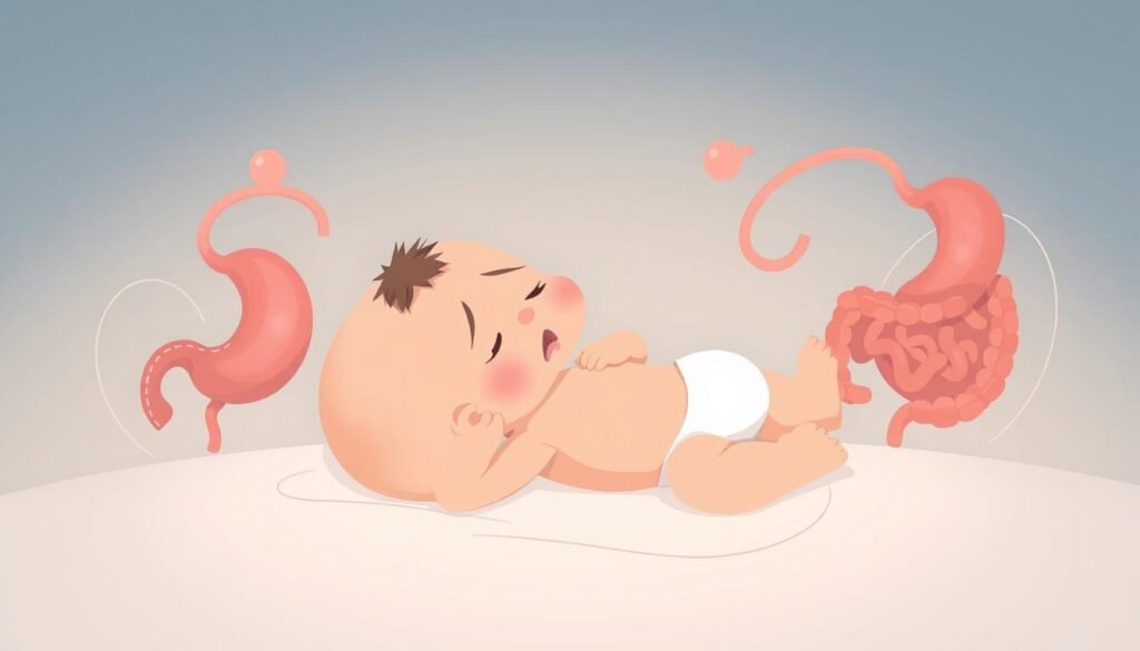 Cólicos en bebés sistema digestivo