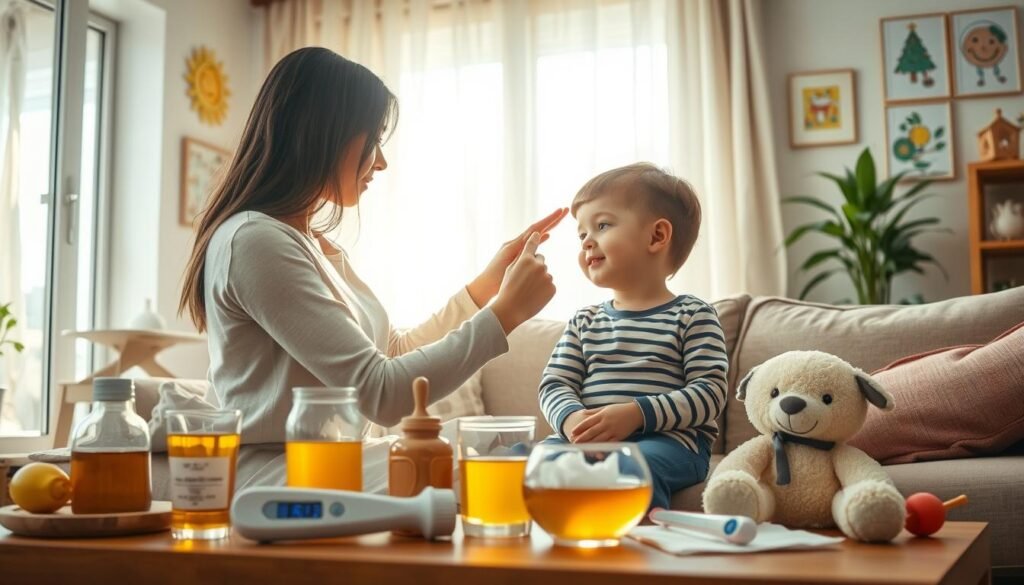 Prevención de fiebre en niños