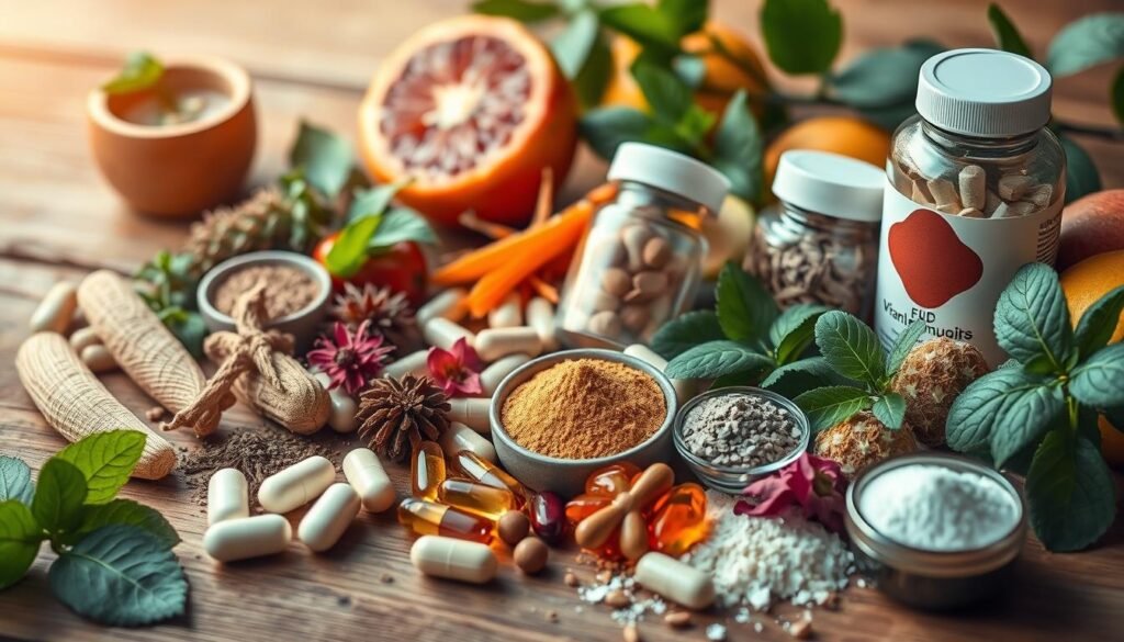 Suplementos naturales y vitaminas