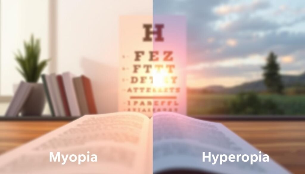 diferencias entre miopía y hipermetropía