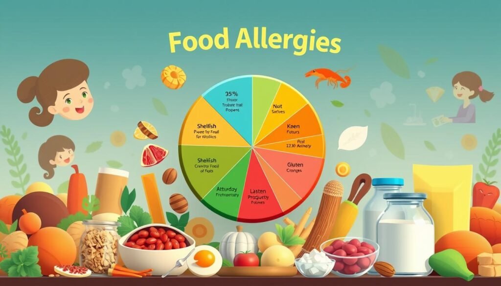 estadísticas de alergias alimentarias