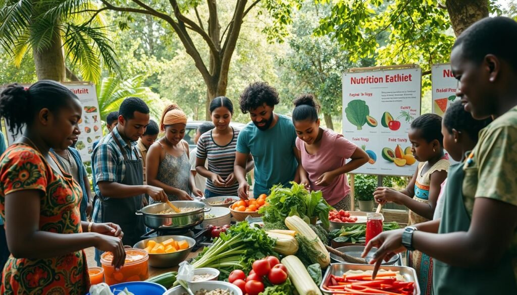 Educación nutricional comunitaria