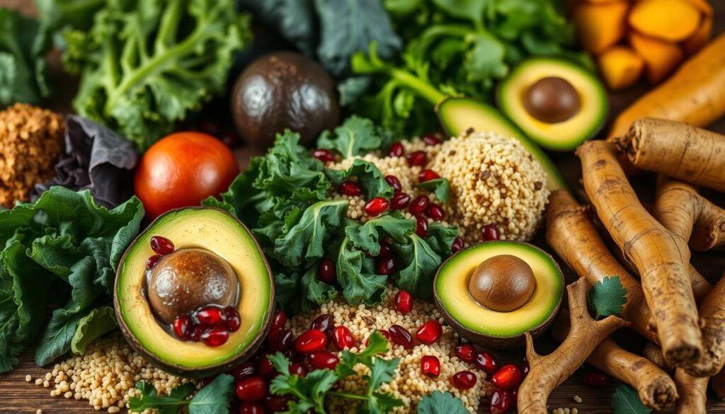 Superalimentos nutritivos para una dieta saludable