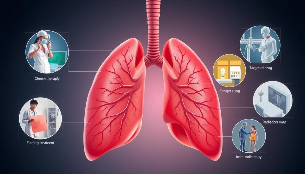 Tratamientos oncológicos para cáncer de pulmón