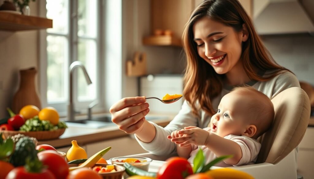 Introducción de alimentos sólidos para bebés