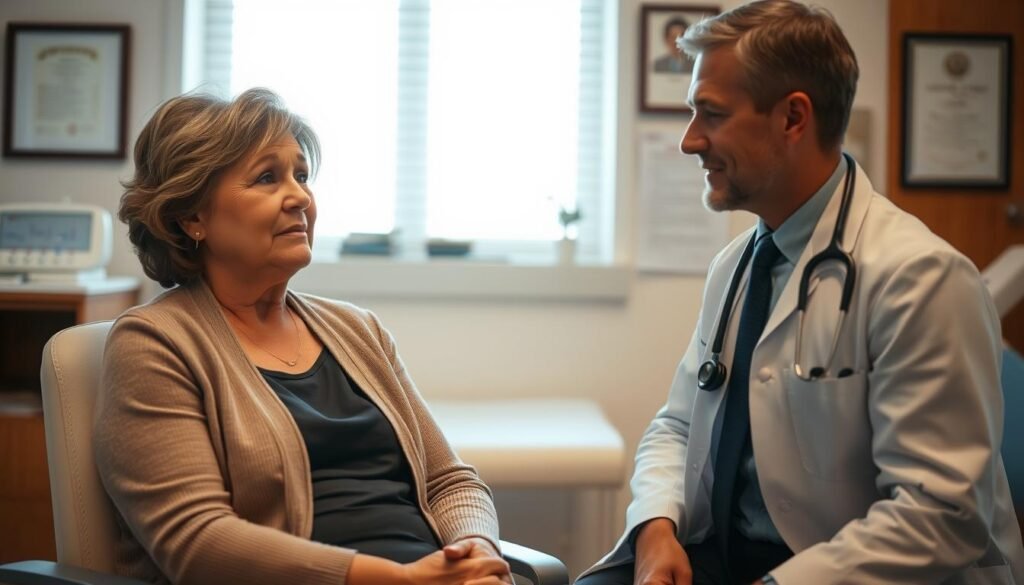 Consulta médica para gastritis