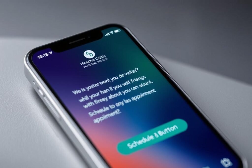 Ejemplo de mensaje de seguimiento personalizado enviado a un paciente después de su consulta