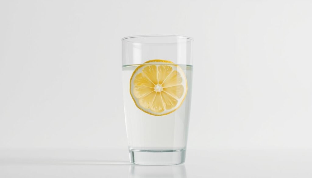 Limón y agua para desintoxicación renal