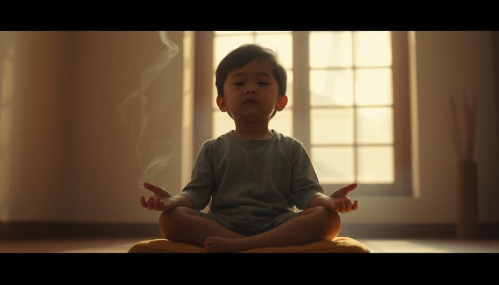 Meditación infantil y concentración