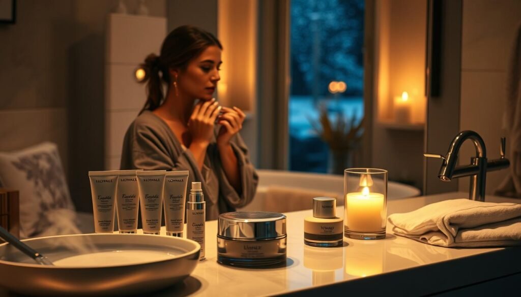 cremas nutritivas para invierno aplicadas en la noche